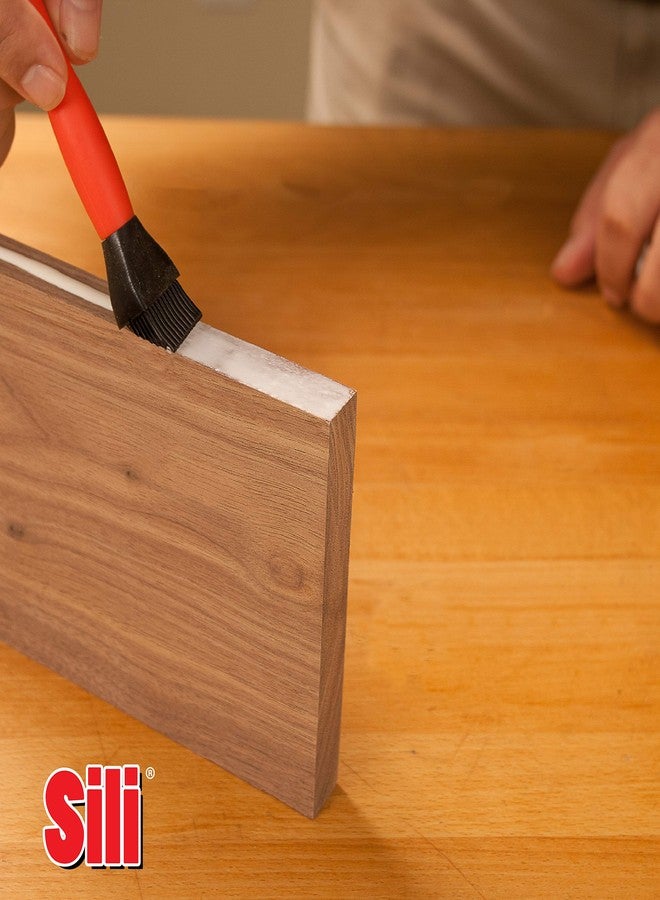 Sili Non-Stick 1" Wood Glue Brush, Easy Clean Silicone Wood Glue Applicator for Woodworking, Arts, Hobby and Crafts - Image 3